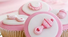 Cupcakes geboorte dochter